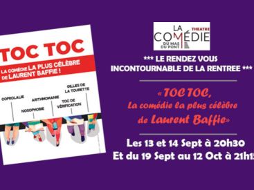 Toc Toc - la comédie de Laurent Baffie à La Comédie du Mas du Pont