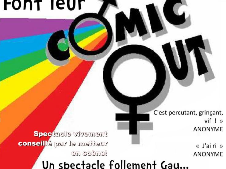 COMIC OUT, le spectacle follement gay !