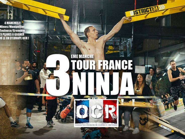 3e Manche Tour France OCR Ninja chez District 34