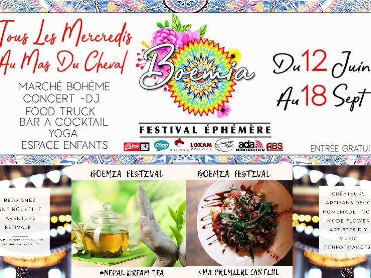 Bohémia - Festival Ephémère au Mas du Cheval