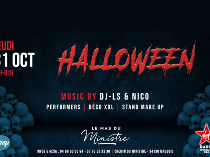 Soirée Halloween au Mas du Ministre