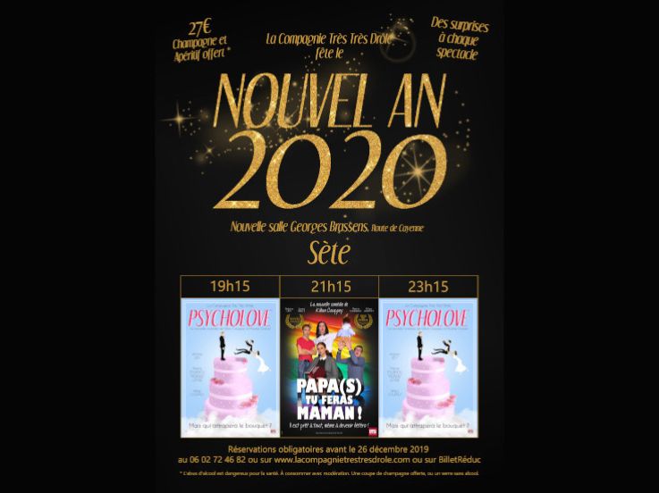 Soirée du nouvel an - Théâtre - Sète 