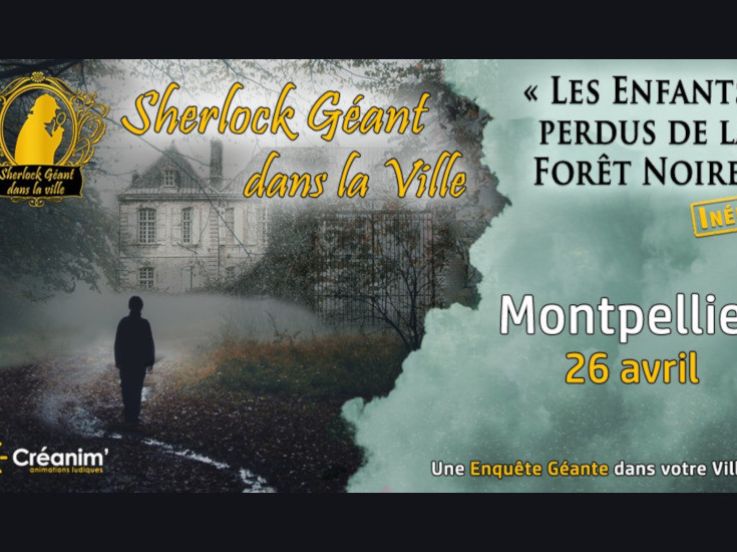 Sherlock Holmes Géant dans Montpellier