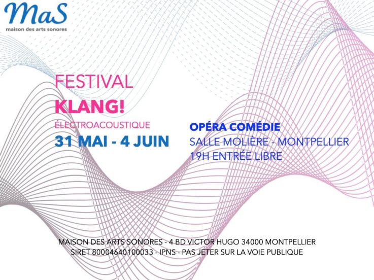 Festival Klang ! Electroacoustique 2022