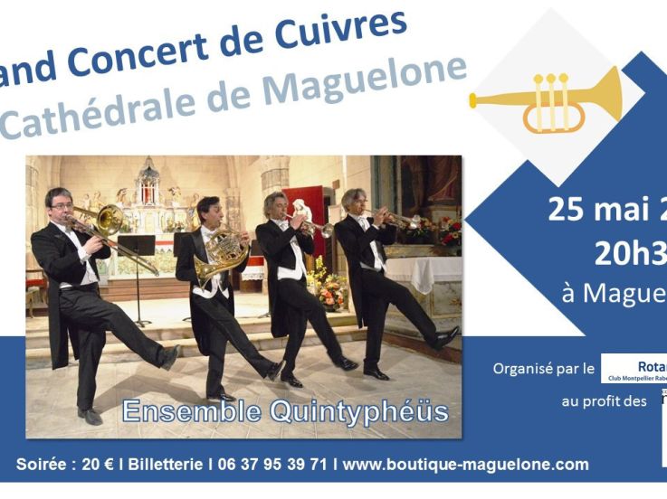 GRAND CONCERT DE CUIVRES EN LA CATHEDRALE DE MAGUELONE