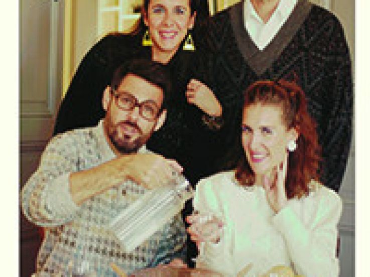 Raclette chez Thierry et Nathalie, hiver 86