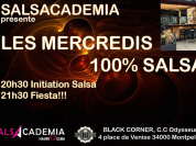 Les mercredis 100% salsa au Black Corner à Montpellier