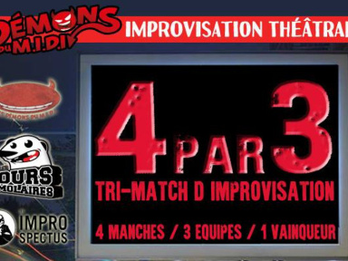 4par3 : Tri match d'improvisation théâtrale