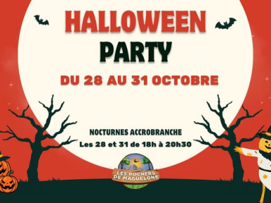 Halloween Party au Parc Explor des Rochers de Maguelone