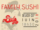 Afterwork Family Sushi au Beach Club de Palavas