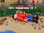 Exposition Vente de jouets Playmobil