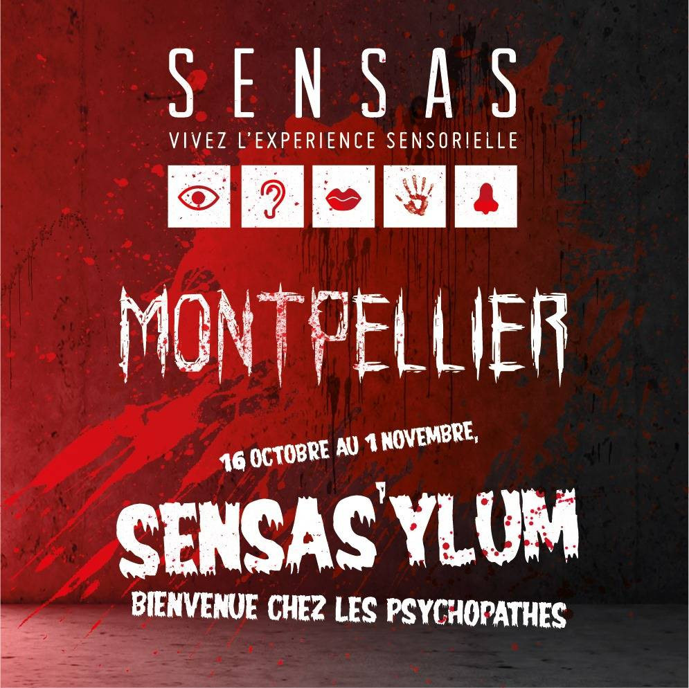 Parcours Sensas spécial Halloween Montpellier Le Grand Asylum