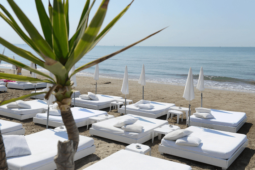 Les paillotes et plages privées 2016