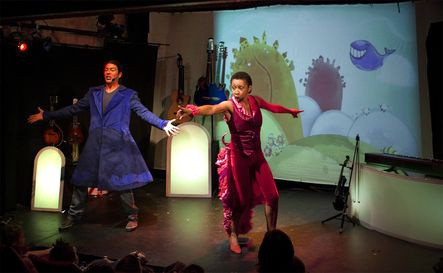 Les Guilidoux, l'ours caméléon, un spectacle musical pour les enfants de 1 à 8 ans