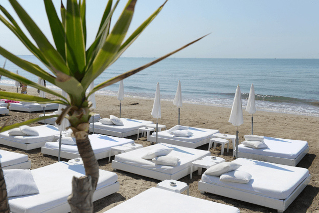 Les paillotes et plages privées 2016