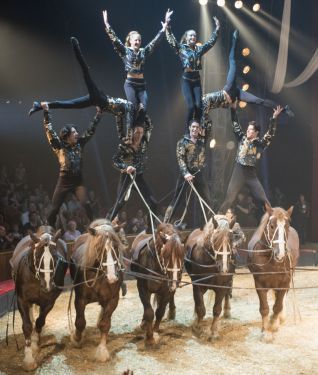 Pégase et Icare, le spectacle équestre et aérien d'Alexis Gruss